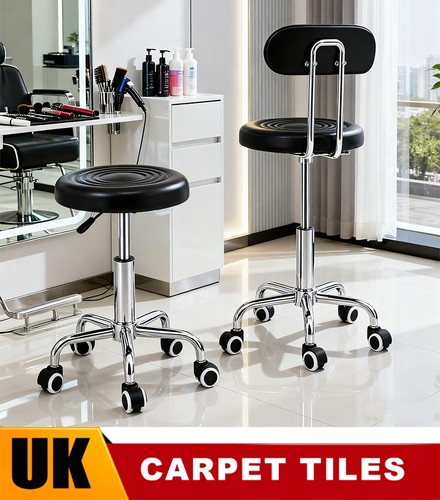 Round salon stool hydraulic - round,