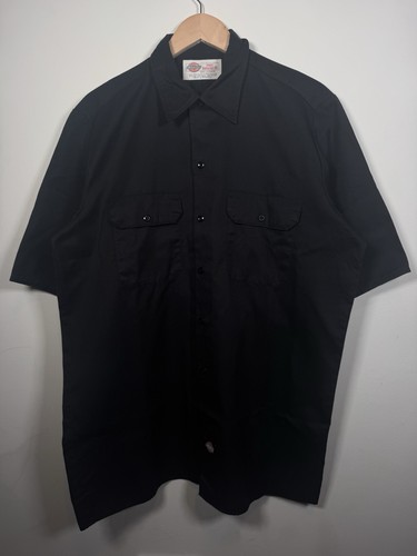 Dickies short sleeve button - sleeve, up