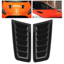 ⁺Gloss Black 2Pcs Bonnet Air