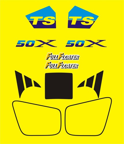 Suzuki ts50x 1987 decal - ts50x, kit