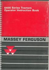 Massey Ferguson Tractor 6465 6475 6480 6485 6490 6495 Operators Manual