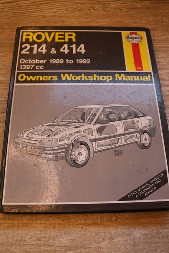 Rover 214 414 haynes manual - rover,