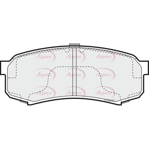 Brake pads set for - pads, land