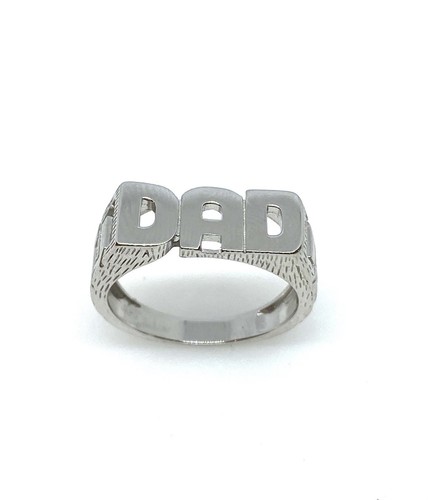 Silver dad ring sterling - silver,