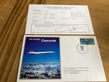 First Day Cover Air France Concorde First  Flight Washington Paris 25/5/1976