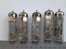 5 Mullard British made ECL86 vintage Valve/Tubes. hi-fi guitar amplifier