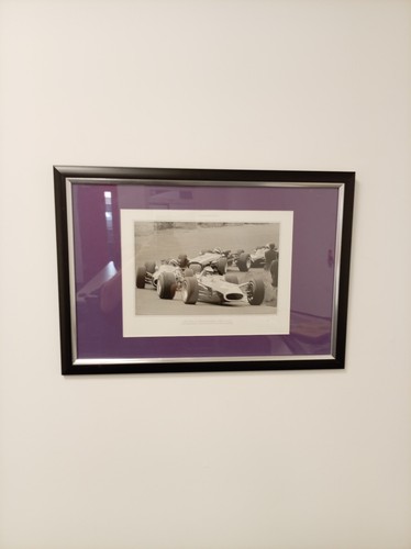 Framed jim clark lotus - framed,