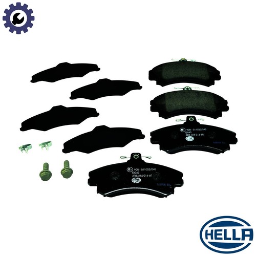 Brake pad set disc - pad,