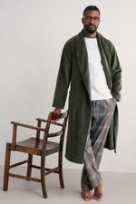 Seasalt Men's Robe - green Men's Potter Robe - Regular - Woodland