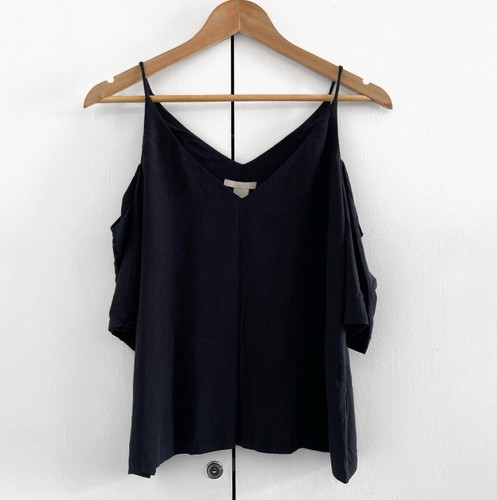Black off shoulder - black, h&m