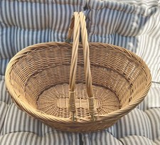 Vintage Wicker  Basket, 2