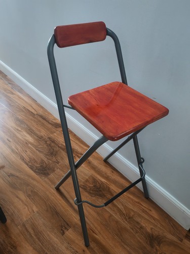 Folding bar stool - folding, –