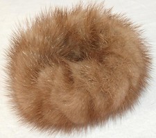 Mink Hair Scrunchie Fur