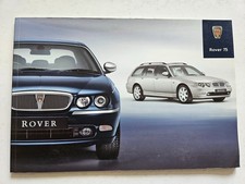 ROVER 75 SALES BROCHURE 2003