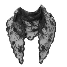 Lace Veil Scarf for Lady Women