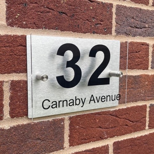 House number signs plaques - signs,