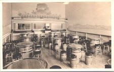 San Francisco California RPPC Gangplank Tavern Bar Interior Scene 1940s