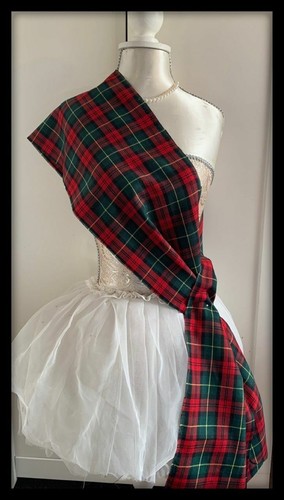Black watch tartan sash - watch,
