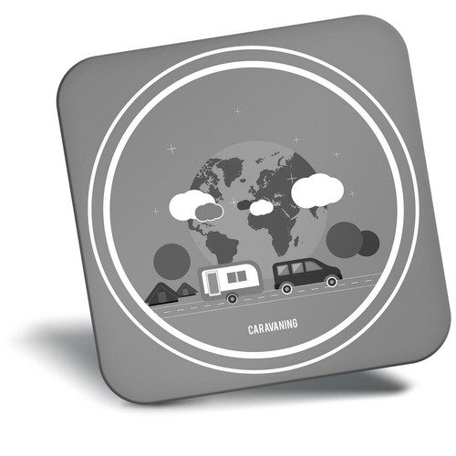 Awesome fridge magnet - fridge, bw