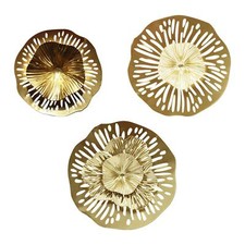 Irregular Metal Disc Wall Decor Metal Wall Art Sculpture Modern Iron Wall Art