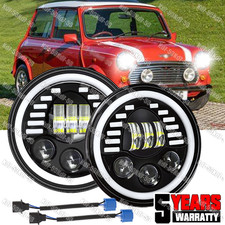 7'' Round Black DOT LED