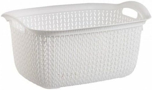 Plastic laundry basket - plastic, hamper