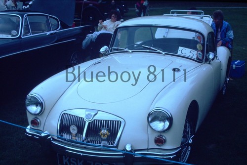 35mm slide mga coupe white - coupe,