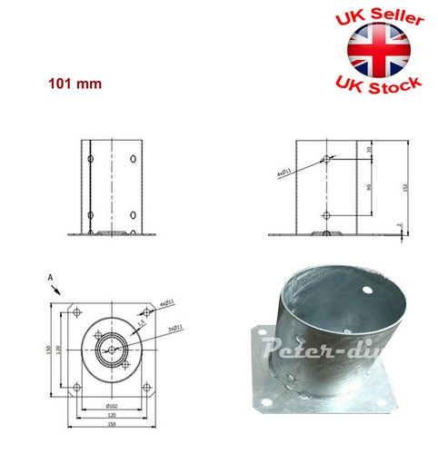 Heavy duty galvanised bolt - duty,