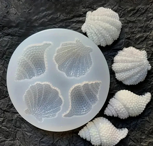 Sea shell silicone - silicone, icing