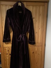 Rosie autograph @ M&S Plush Aubergine Dressing Gown 12-14 16