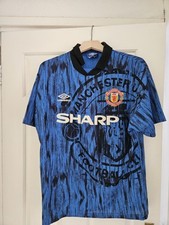 Vintage Manchester United 1992-1994 Away Shirt (Umbro) - Sharp Sponsor