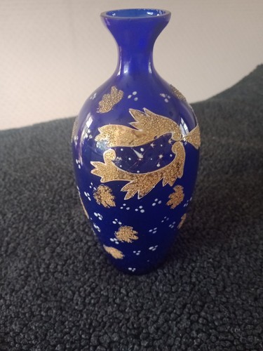 Antique bohemian cobalt blue - antique,
