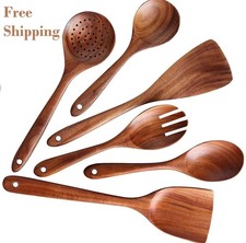 6 x Piece Bamboo Wooden