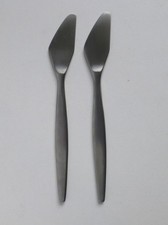 Gense Focus Sweden 2 x Butter Spreaders 15cm.  Vintage Stainless Steel 1950's