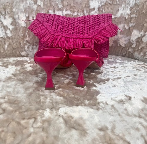 Shein pink shoe and bag - shoe,