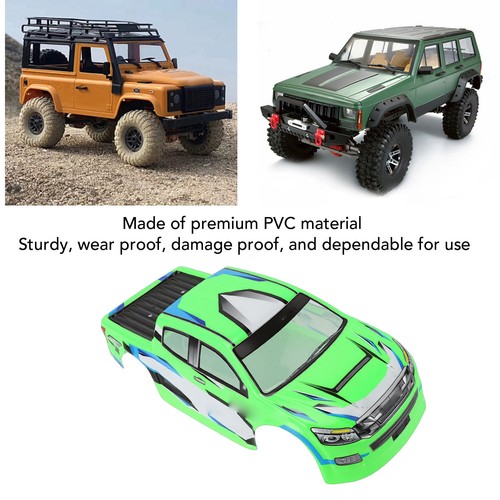 Car body shell green - 1/10,