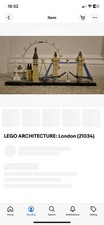 LEGO Architecture Skyline: Featuring London Eye, Big Ben, Tower Bridge