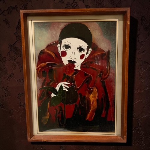 Vintage 1980s pierrot sad - 1980s,