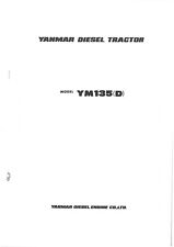 Yanmar Tractor YM135 YM135D Parts Manual