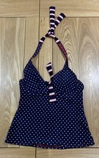 BHS Ladies Tankini Top Sz 8