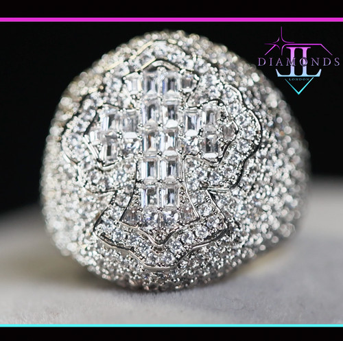 Hip hop cross ring - cross, |