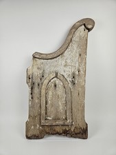 Antique Distressed Wooden Pew