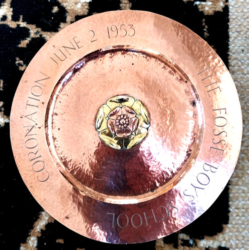 Beaten copper commemorative - copper,