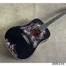 Acoustic guitar Soild black 3