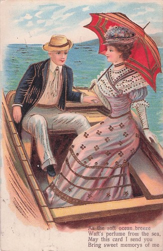1908 embossed postcard - 1908,