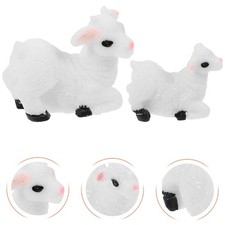 12 Pcs Mini Sheep Decor
