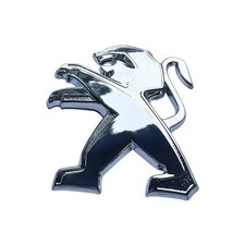 Peugeot Car Front Emblem Metal