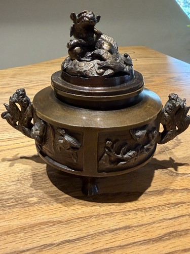 Heavy chinese bronze - bronze, tripod