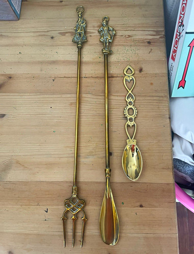 Antique style brass fireplace - style,