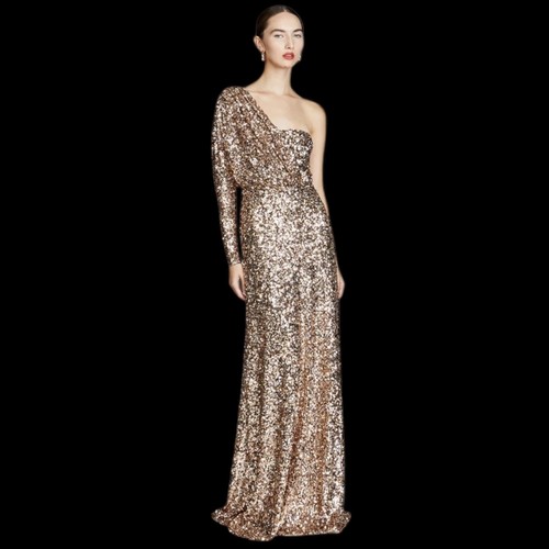 Halston ramona sequins - sequins, gown